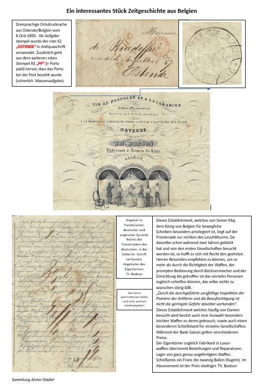 Ein interessantes Stück Zeitgeschichte aus Belgien